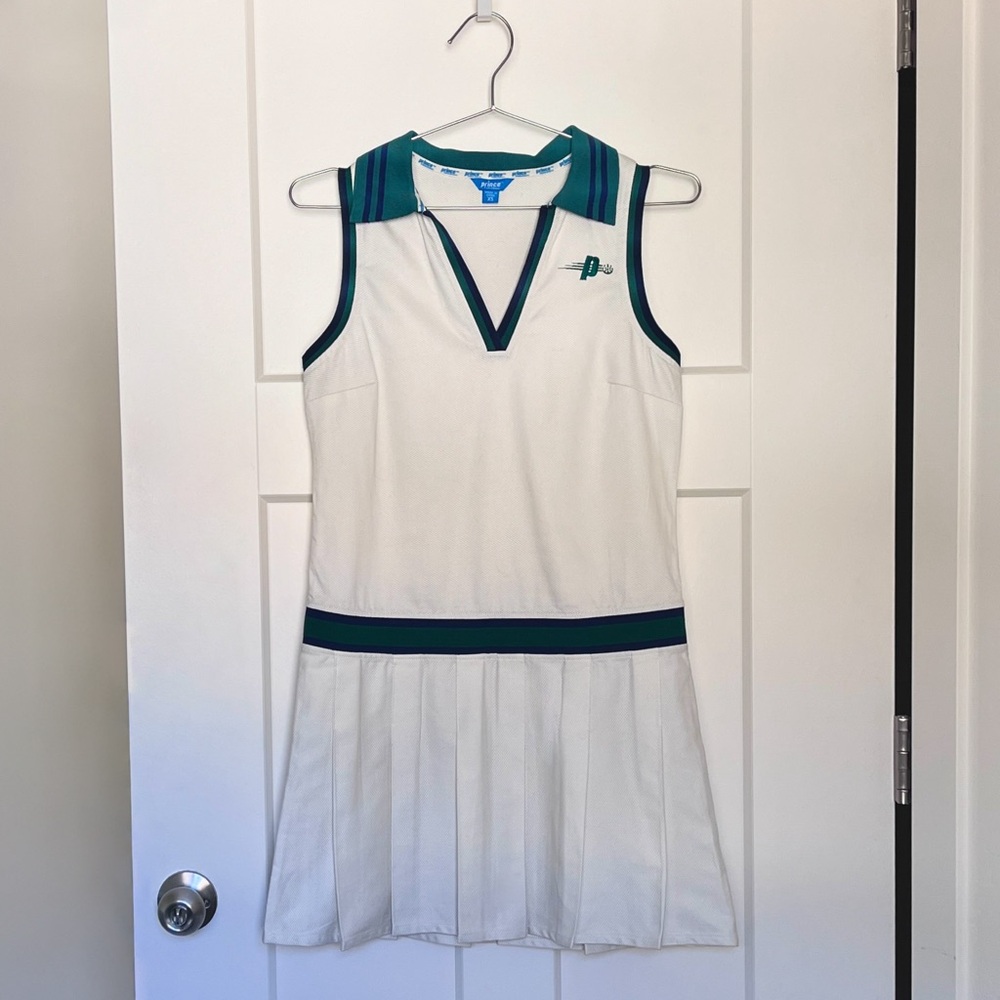 Prince Pickleball Tennis Women's Collared White Pleated Dress Target